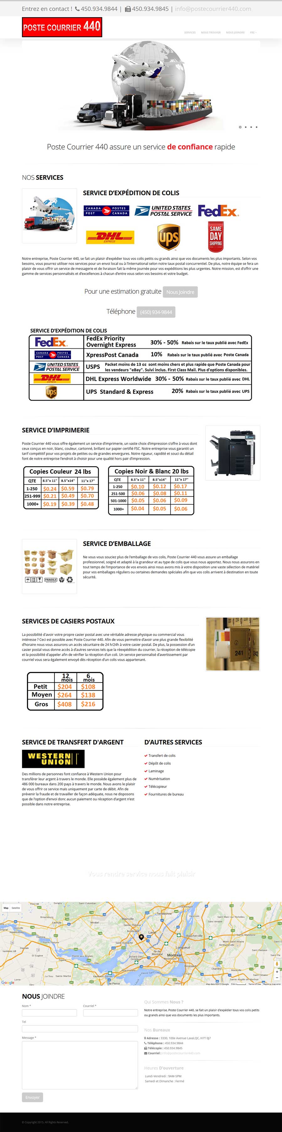 Poste Courrier 440